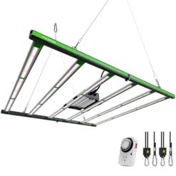 VSF6450 Foldable LED Grow Light W/Samsung & OSRAM Diodes And 6 Dimming Options