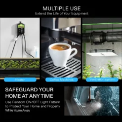 7 Day Programmable Digital Timer With Dual Outlet 2-Pack -Smart Planting Store bcea0530a17ddb87f098ec0fa328344d