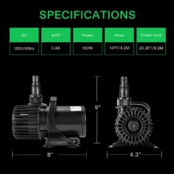 5300GPH Submersible Water Pump 310W High Lift For Pond Waterfall -Smart Planting Store c1195e9b247baf3de815e523283d879d 1