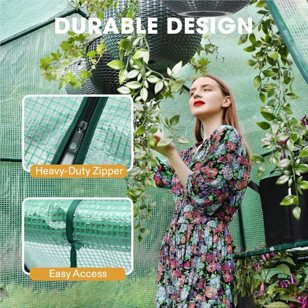 56″x28″x76″ Mini Walk-in Green House 2 56″x28″x76″ Mini Walk-in Green House - Image 2