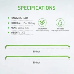 Grow Tent Support Pole Hanging Bar For 3x3ft Grow Tent -Smart Planting Store c5ce8dd03c5a1c6612ebc02c 1