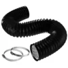 Black Non-Insulated Flex Air Aluminum Ducting