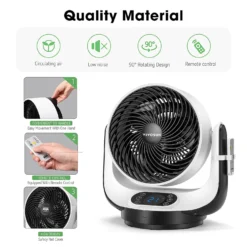Remote Control Air Circulator Fan -Smart Planting Store ceea360fe435824ebfe3d24db2717d19