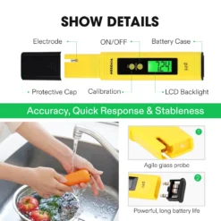 Digital PH Meter, 3-in-1TDS EC And Temperature Meter, Plant Soil MoistureTester Combo For Home, Garden And Hydroponics -Smart Planting Store d46ce03e94e63d7c66eeb43db43d8175