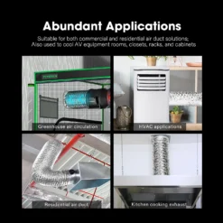 Aluminum Ducting 4″x 8ft -Smart Planting Store da87029747373a4675b6b48dd752cdfd 2