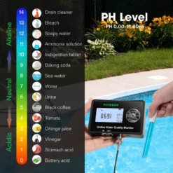 5-in-1 Water Quality Monitor With PH/TDS/EC/Temp/Humidity Function, Backlight Screen For Fish Tank, Water Purifier And Aquarium -Smart Planting Store dbaf04dbc4ee0d08e34fdc28dacb1f2a