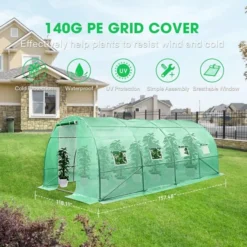 13x10x7FT Large Walk-in Green House Tunnel Hot House For Outdoor Plant Gardening -Smart Planting Store e416a11289bc3e4460a67fca