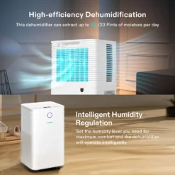 10L/23 Pint 2,000 Sq. Ft. Smart Dehumidifier -Smart Planting Store e5e31af385d946eb421391953678b824