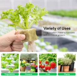 1.6" Rockwool Grow Cubes, 4 Sheets Of 112 Plugs -Smart Planting Store e62b4f2afac06b1cf90aa043a6efc4ac