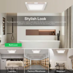 Bathroom Ventilation And Exhaust Fan With LED Light, 4 Inch, 110 CFM -Smart Planting Store f2a5cf8ff5631e0b918b2877c98d4799