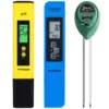 Digital PH Meter, 3-in-1TDS EC And Temperature Meter, Plant Soil MoistureTester Combo For Home, Garden And Hydroponics