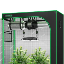 Standard Grow Tent Kit GIY-42 4x2, 2-Plant Complete System, With 100W VS1000 LED Grow Light, And 4-inch Ventilation Combo